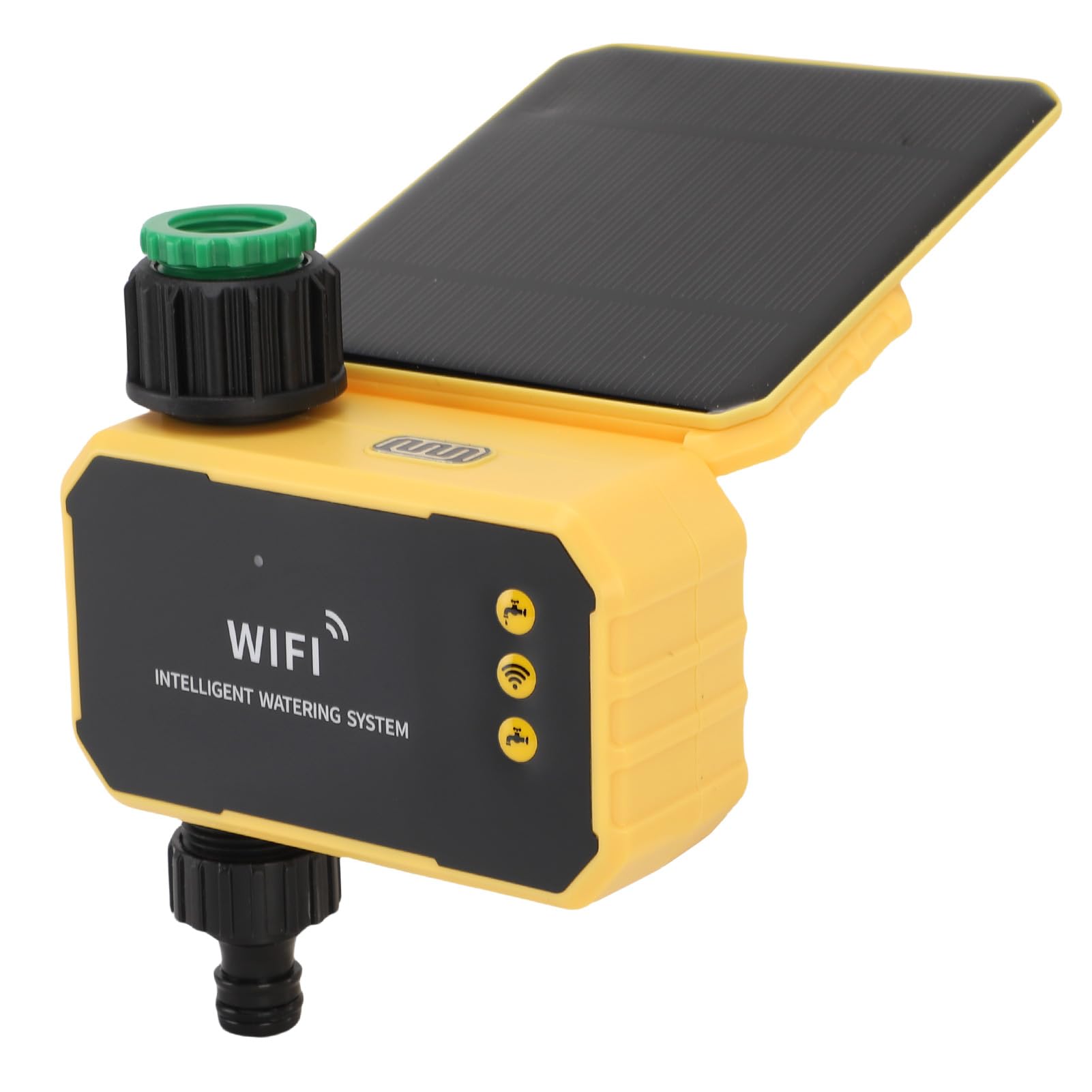 Pongnas Smart Hose Timer WiFi Water Timer Controller Automatico per Irrigazione con Pannello Solare e Controllo App per di Irrigazione a Goccia da Giardino