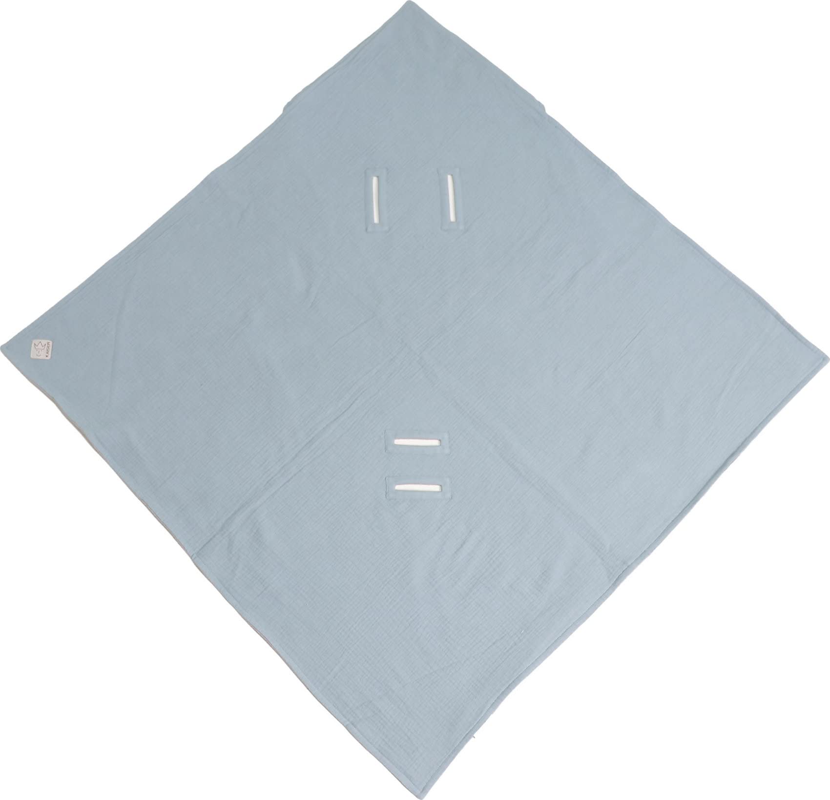 Kaiser 65312556 Sunny Winterdecke Summer Beach Winterdecke für Baby/Autositz Sommer- oder Ganzjahresdecke 100% Baumwolle Slit Green