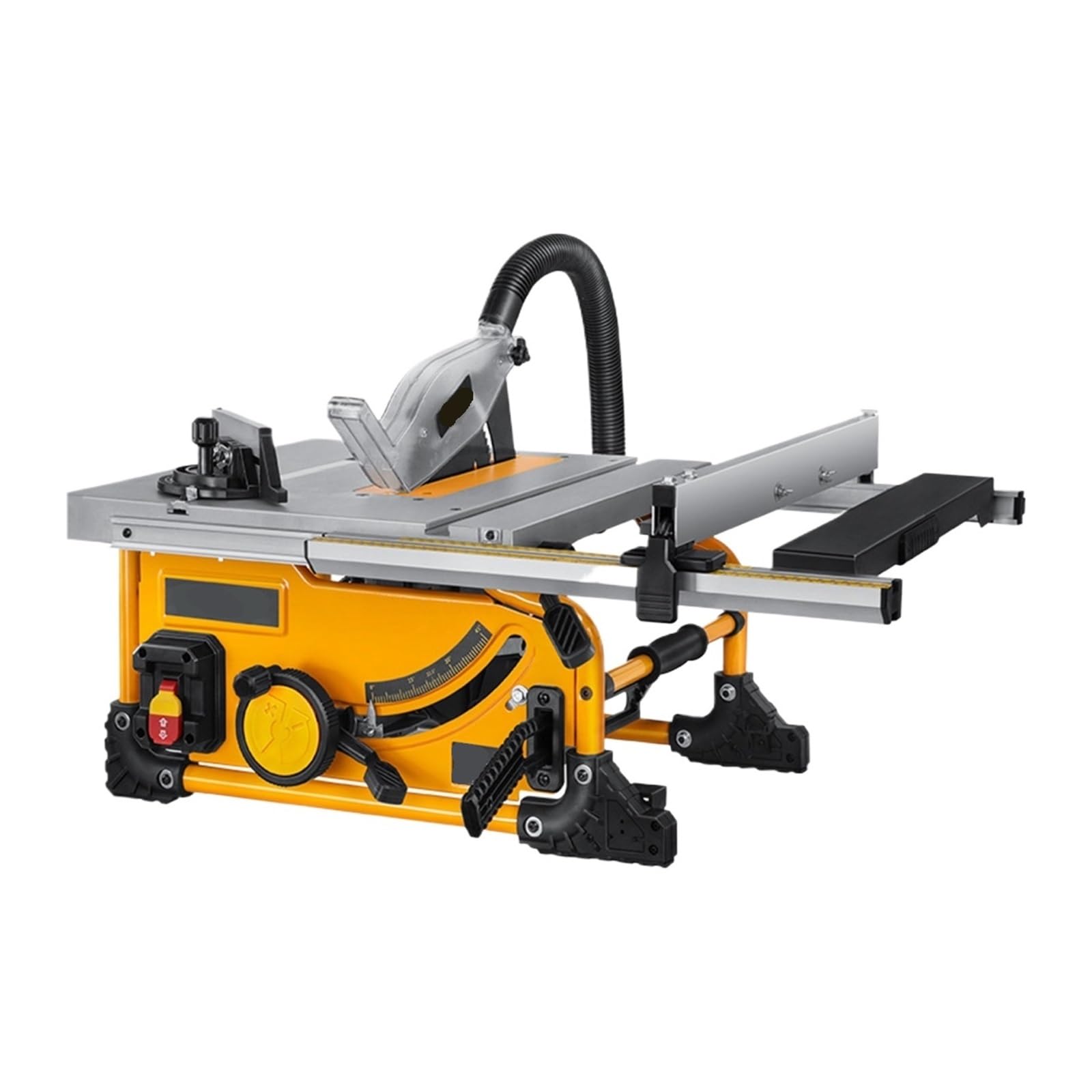 Miniaturowa piła stołowa, 8-calowa bezpyłowa piła tarczowa do drewna 1500w Elektryczne narzędzie do cięcia drewna Stół wielofunkcyjny, do cięcia drewna metalowego
