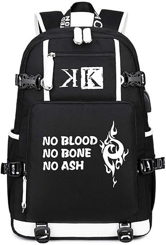 black anime backpack