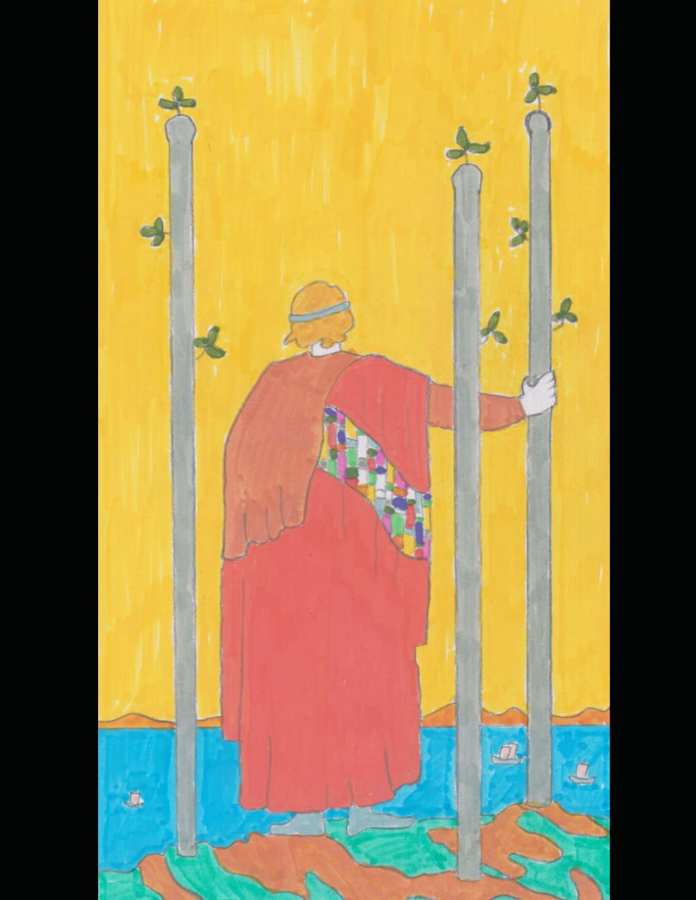Welsh-English bilingual Tarot colouring book (Tarot Translations)