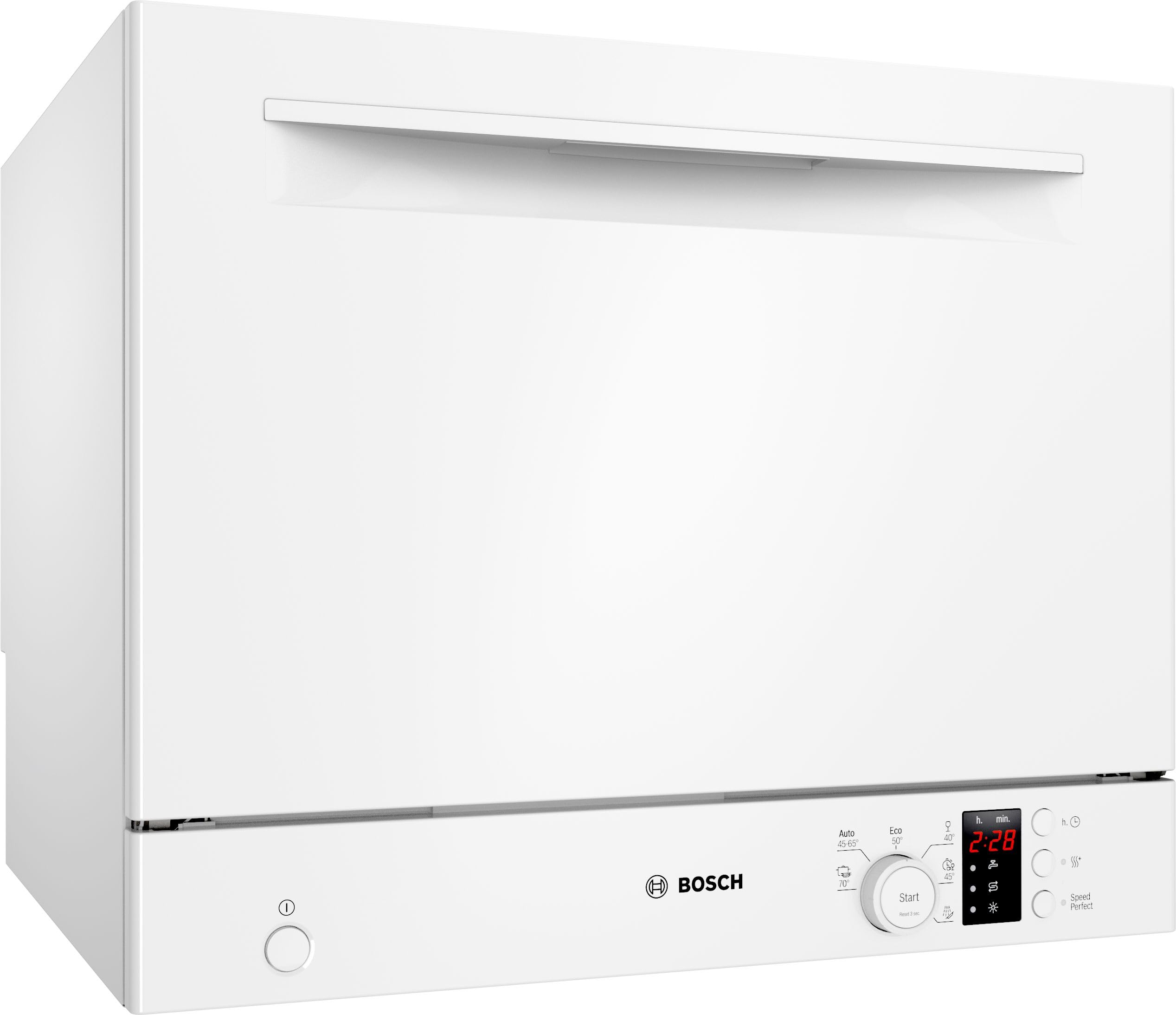 Bosch Série 2 Lave-vaisselle compact 55cm Pose-libre Blanc
