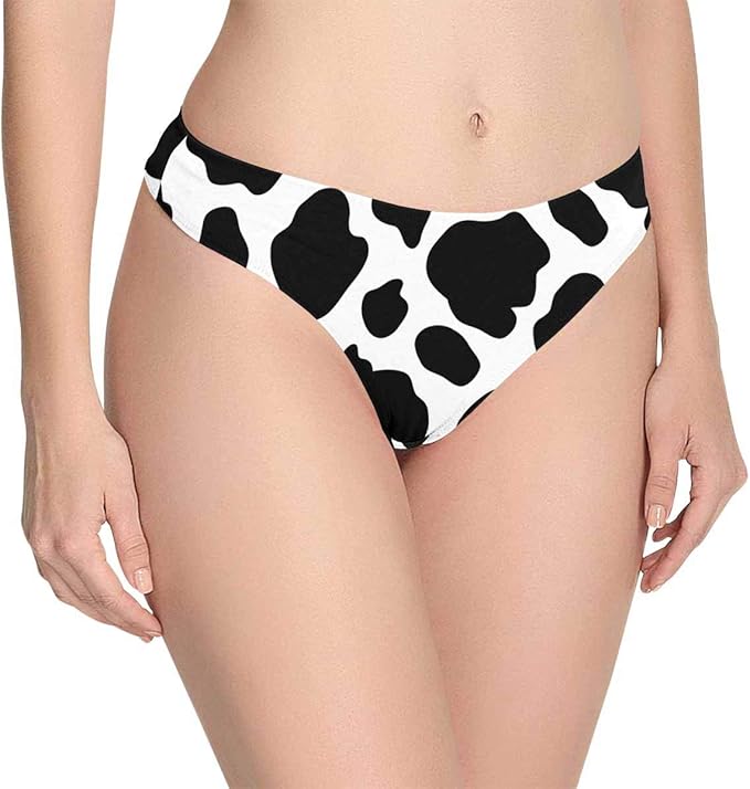 Cow print panties Clearance