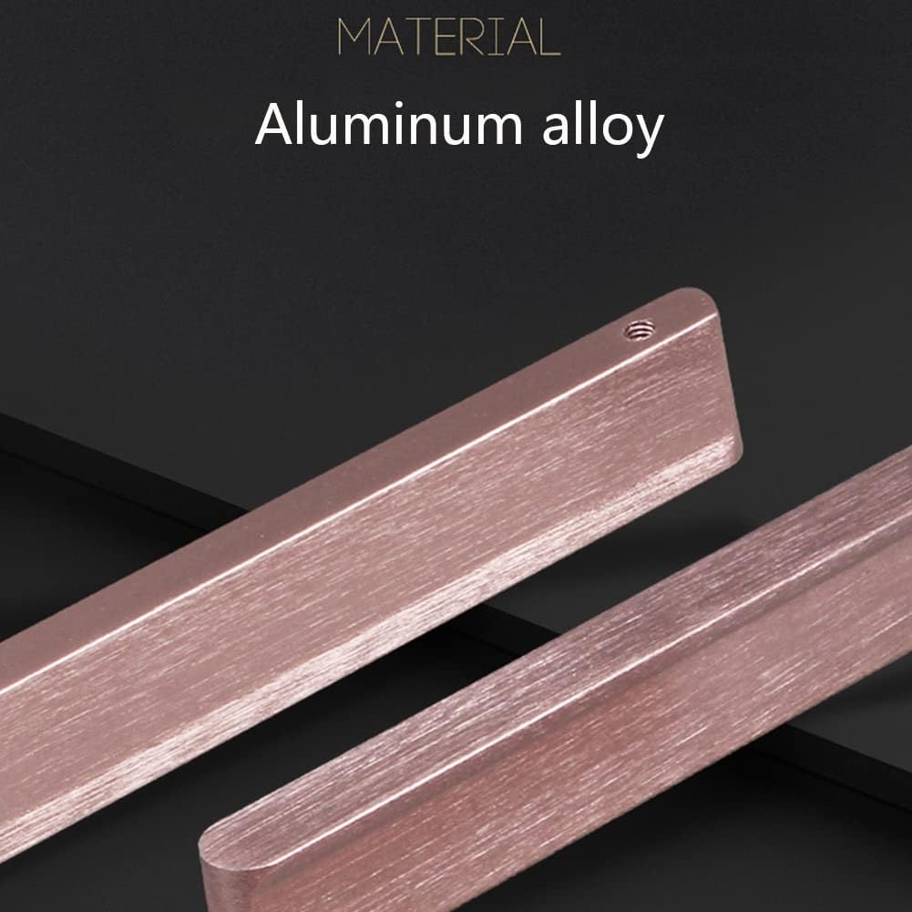 D Handle,Door Cupboard Knobs,Furniture Drawer Pulls,2 Pieces Kitchen Cabinet Handle Aluminum Alloy Drawer Knobs Modern Door Handle Bedroom Wardrobe Handles for Furniture,Bathroom,Dresser,Door,Decorati