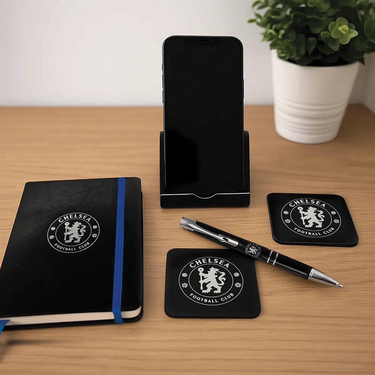 Chelsea Office Set - Pen, Notebook, Coaster & Phone stand