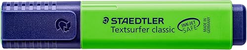STAEDTLER 364-5 Textsurfer Classic Highlighter - Verde (Caja de 10)