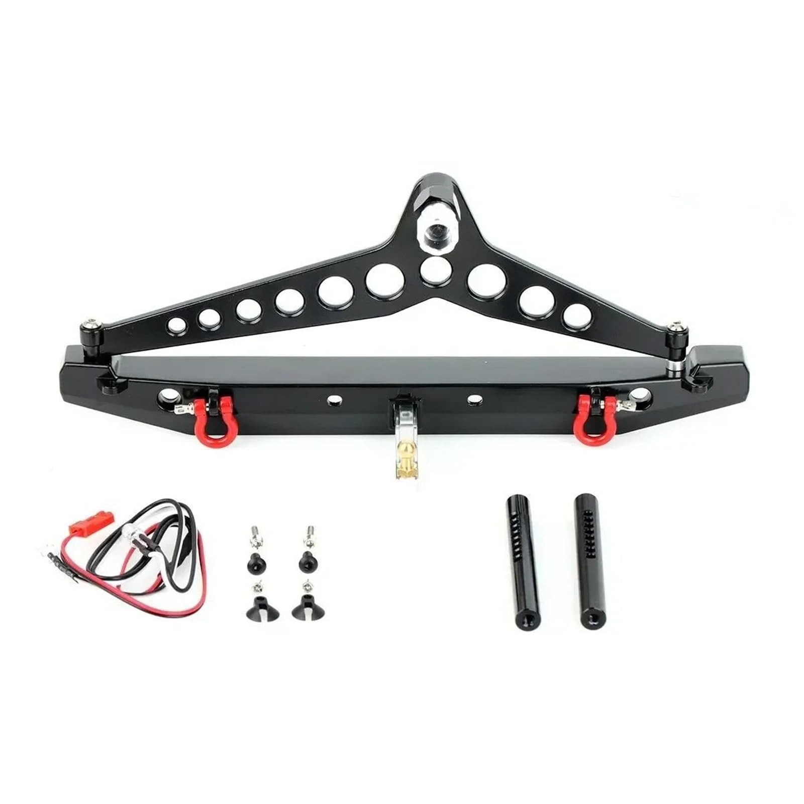 Per Traxxas Per TRX4 Per TRX6 Per SCX10 II III D90 Gen8 Gen9 1/10 Set Paraurti Posteriore Alluminio RC Crawler Aggiornamenti Accessori Componenti RC Ricambi Modellismo