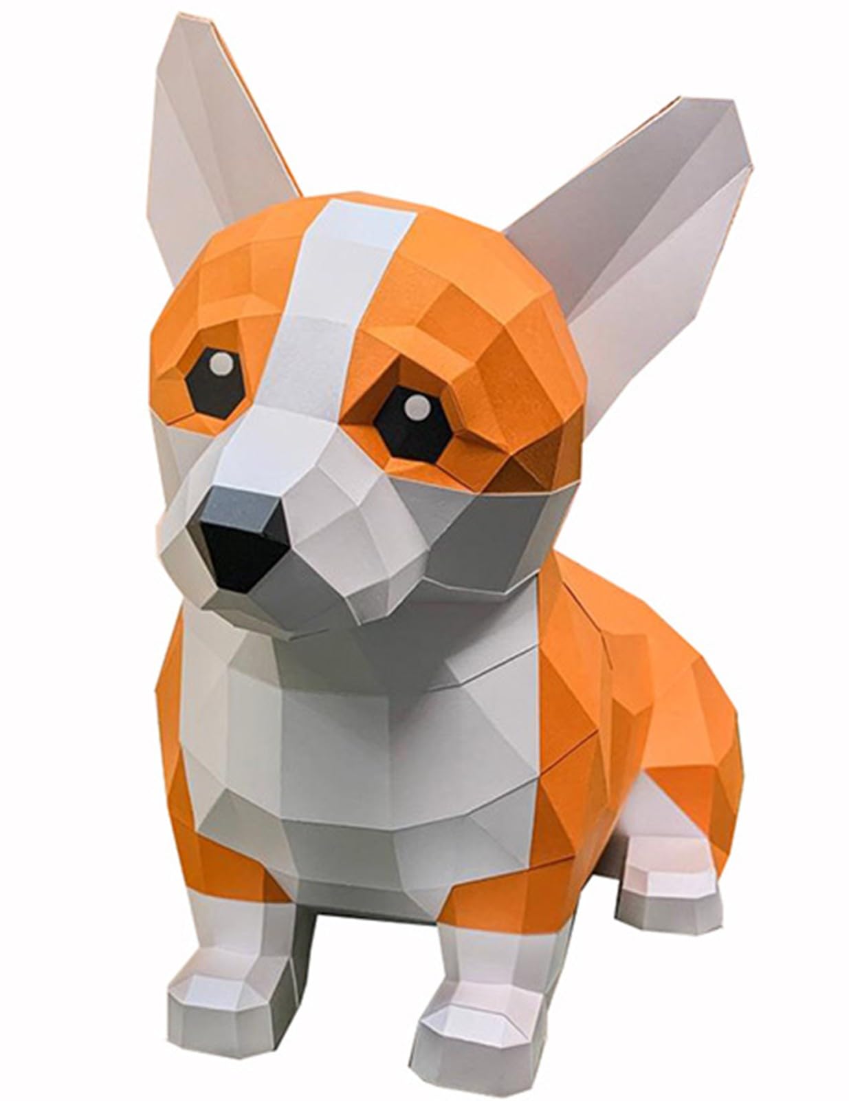 Zestaw Papercraft DIY, abstrakcyjne zwierzę, wstępnie wycięte puzzle origami do wystroju wnętrz, rzeźba z papieru 3D, kreatywny prezent dla dorosłych, narzędzia rzemieślnicze w zestawie