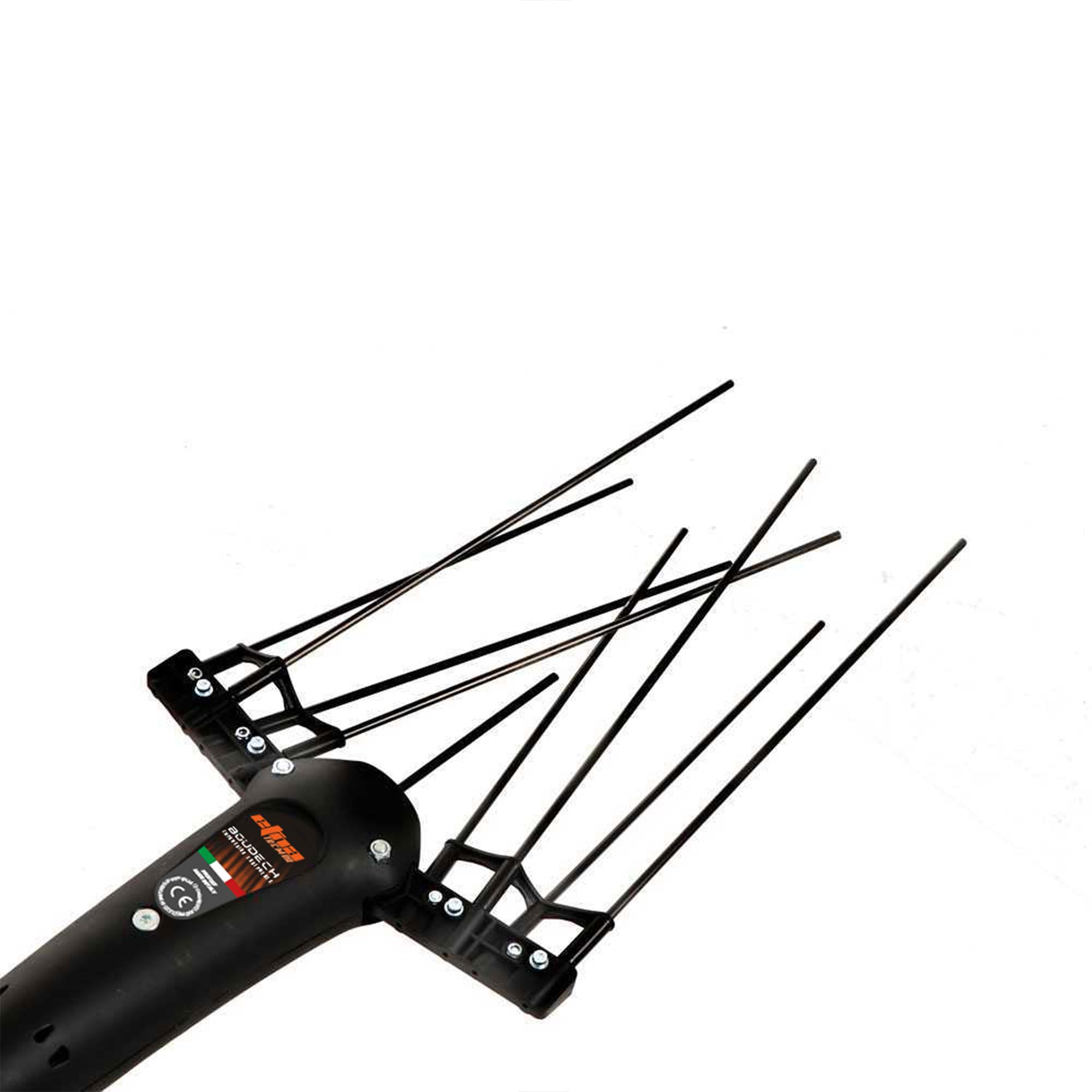 BOUDECH Etna Tremor 330 – Vareador eléctrico a batería 12 V agitador para aceitunas 370 W 1110 BPM con barra telescópica 330 cm