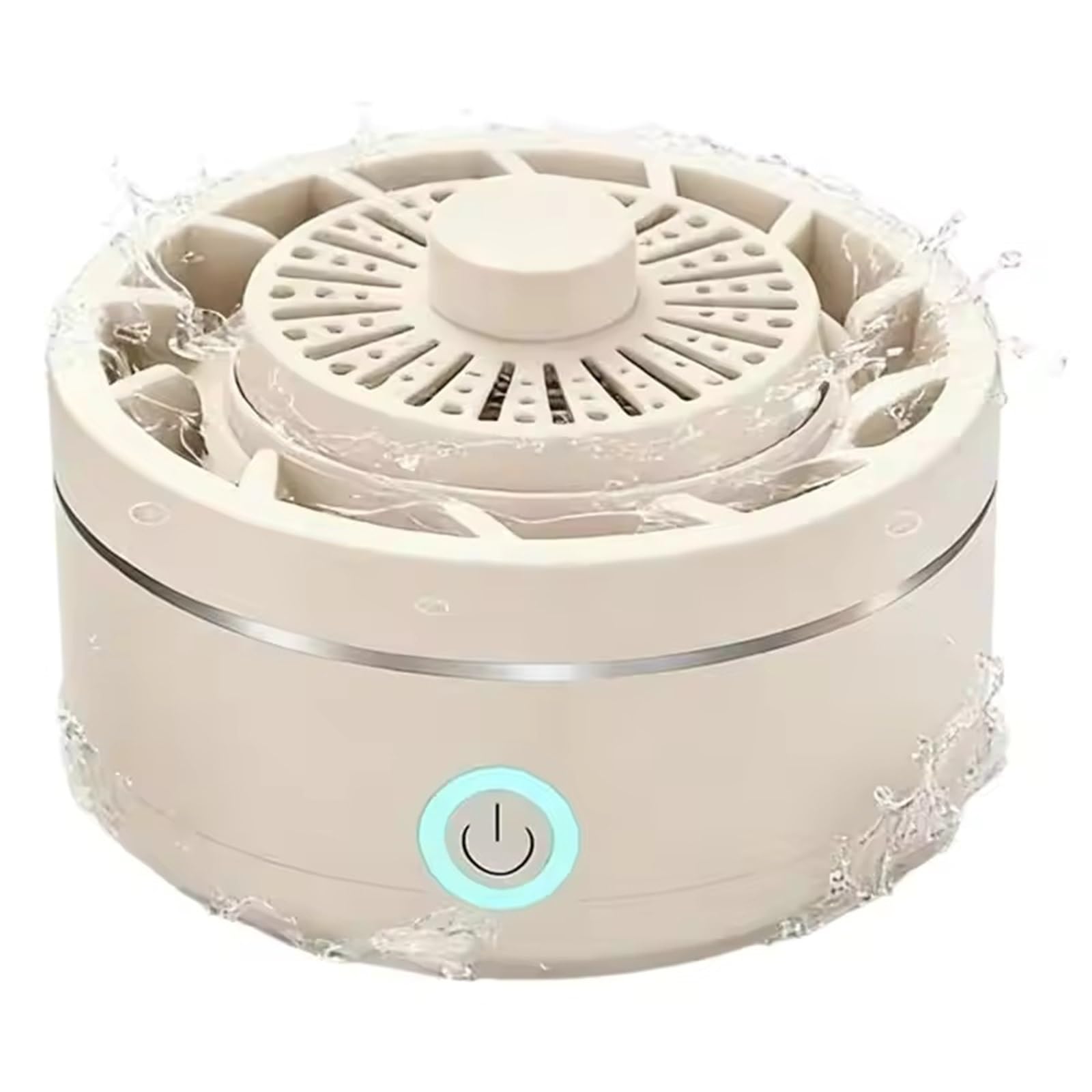 Puriproduce Vegetable Cleaner, Fruit Cleaner for Removing Surface Impurities, Wax & Grime, IPX7 Waterproof Wireless Kitchen Gadgets for Fruits, Meat and Veggies(Khaki)