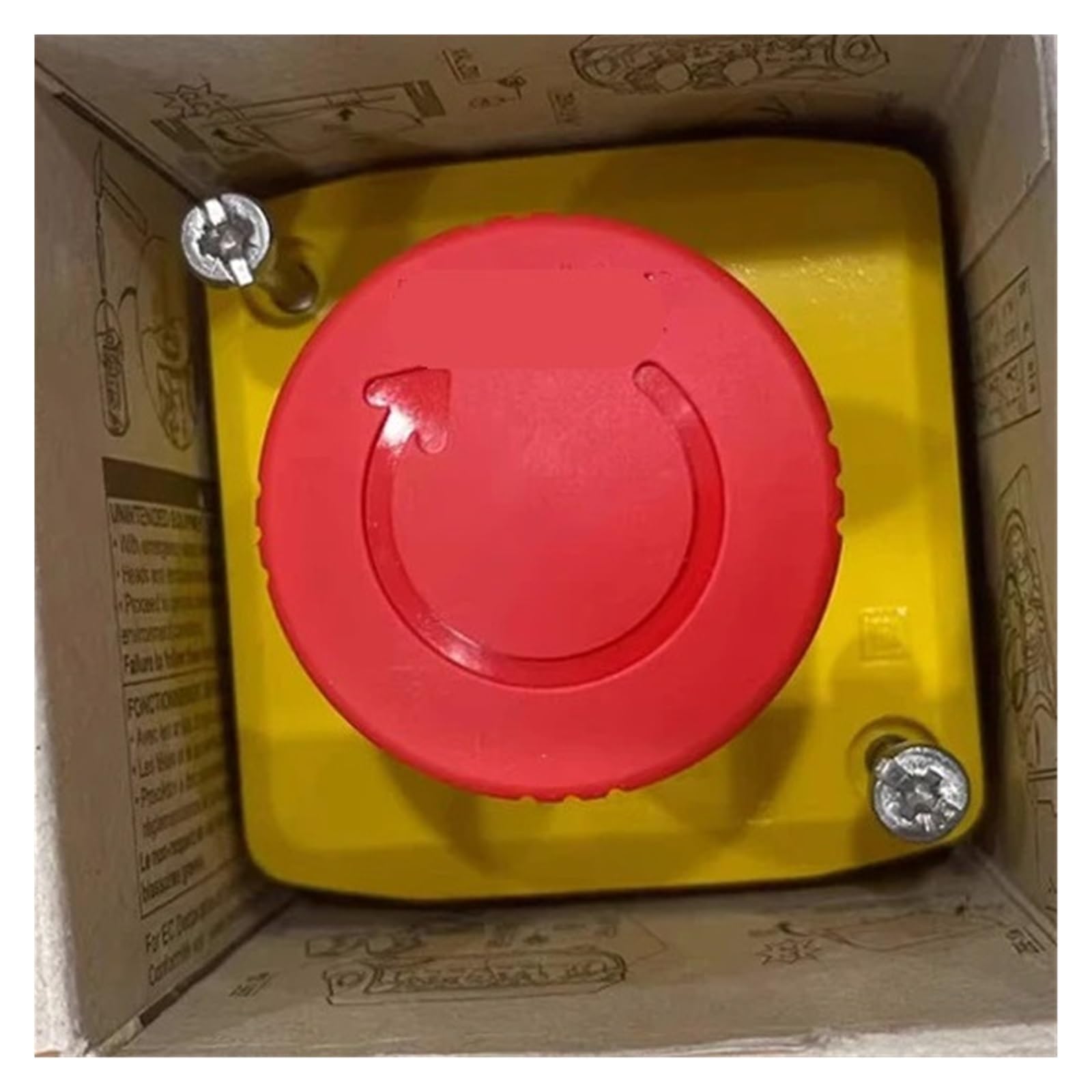 Boîtier XALK178F étanche pour bouton d'arrêt d'urgence industriel IP65