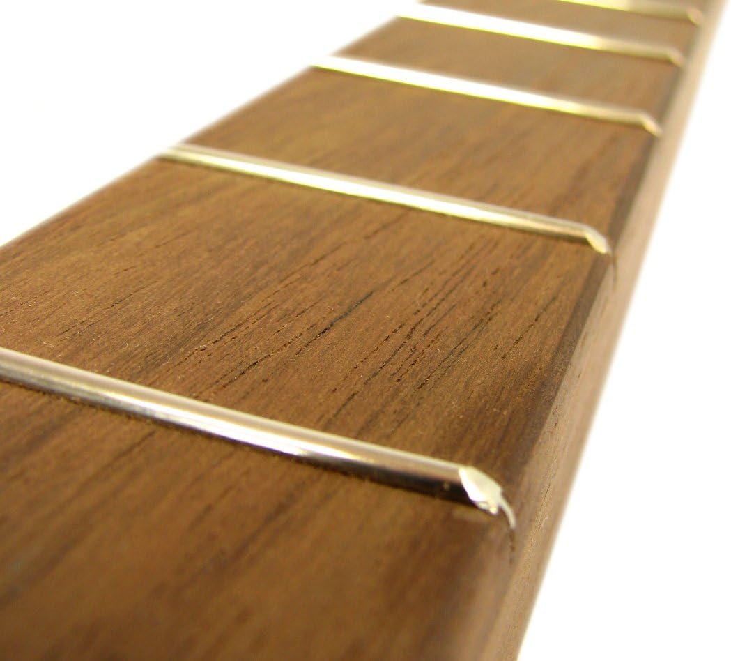 Premium Hardwood FULLY FRETTED Cigar Box Guitar Neck - 25-inch Scale - Made in the USA! (Black Walnut)