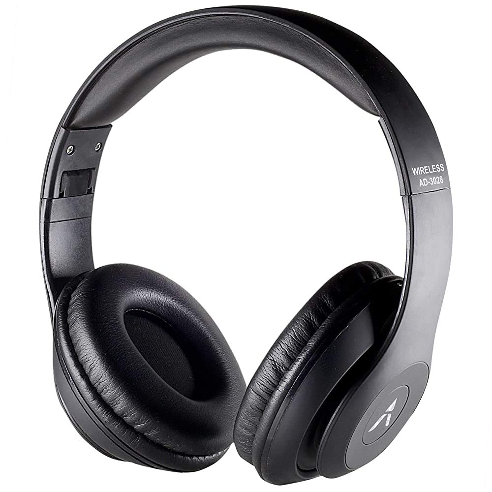 (Refurbished) Adcom Shuffle Over-Ear Wireless Bluetooth Headphones with Built-in Mic, Deep Bass & Passive Noise Cancellation (Black) (B091PW8ZKN) Amazon Price History, Amazon Price Tracker