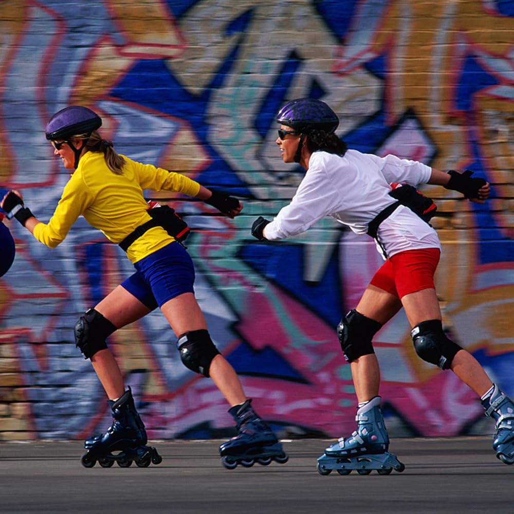 4 Stück Inliner Bremse Bremsklotz, Universal PP inkl Schrauben Muttern Ersatzbremse für Inlineskates Kinder Jugendliche Erwachsene, Bremsen für Inline-Skates