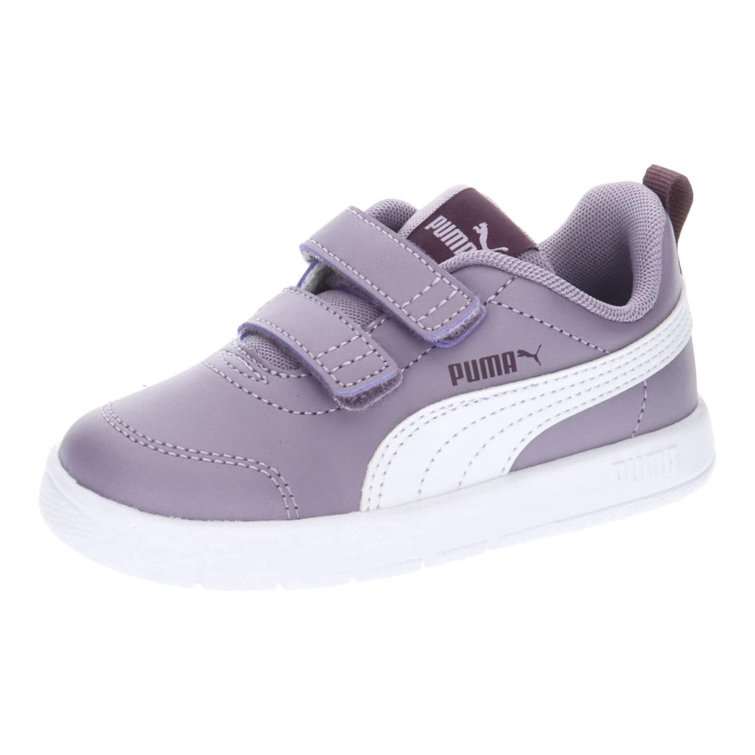 Puma Unisex Kids COURTFLEX V3 V INF Sneaker, Pale Plum-Puma White, 25 EU