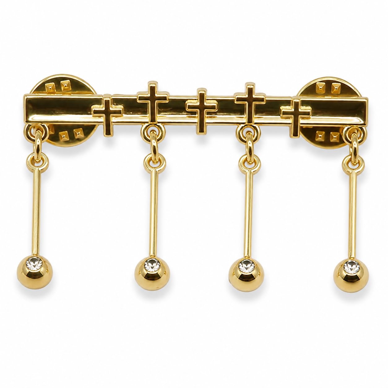 Hanging Ball Bar Label Pin For Mens Suit Coat Brooch Gold Metal Brooch-image-28
