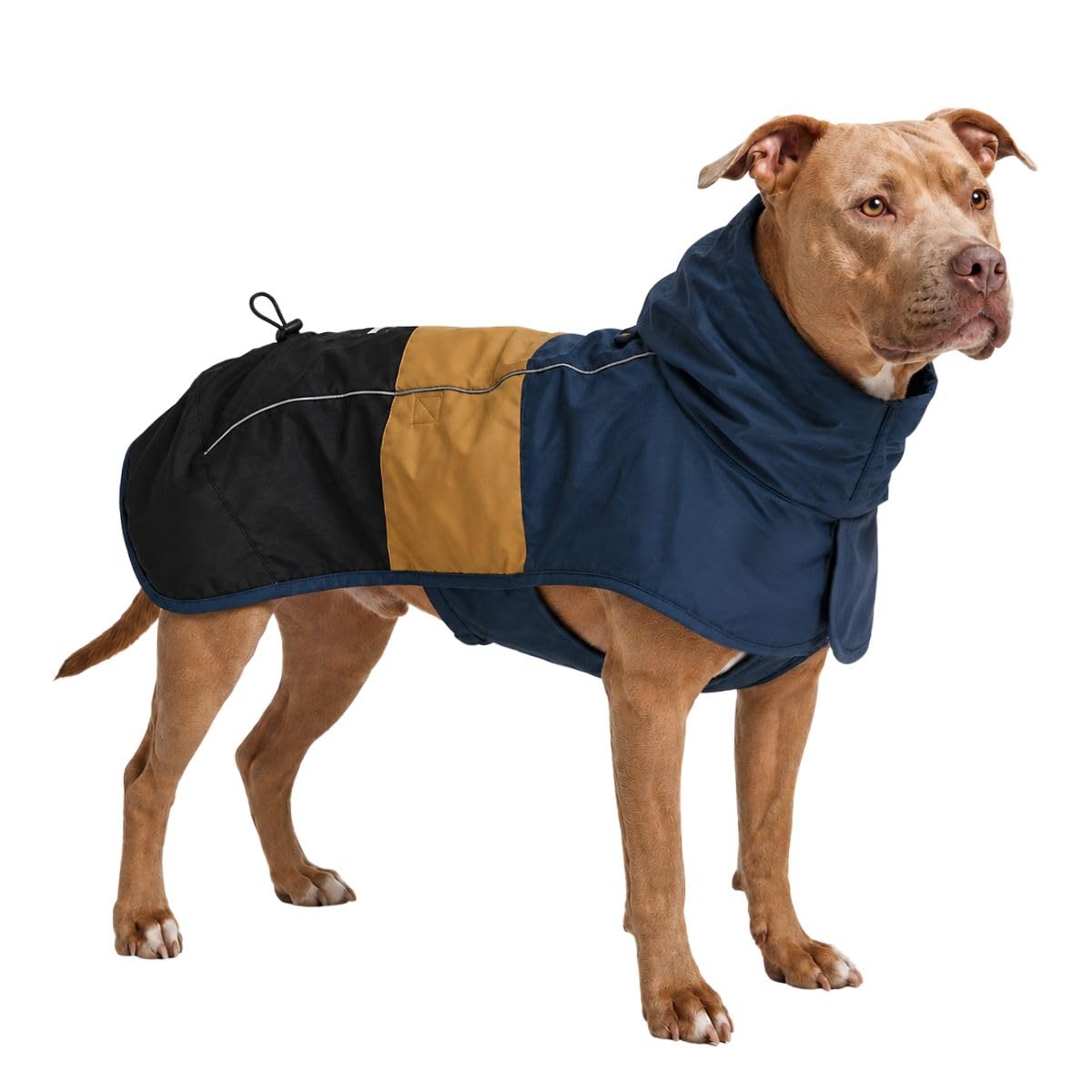 Spark Paws Dog Raincoat - Waterproof Rain Jacket w/Hood, Full Coverage