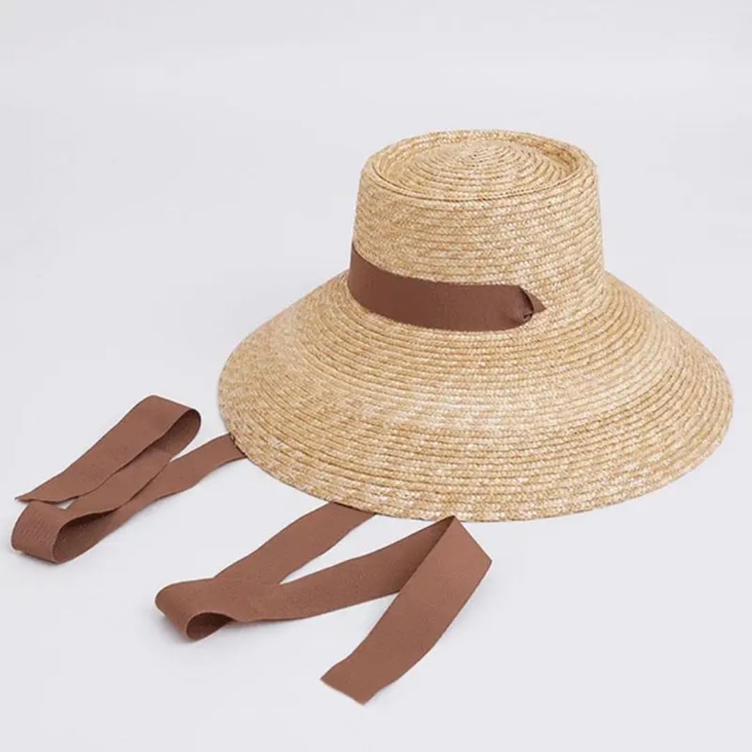 Sonnenhut Strohhut Hut Frauen Strohmüte Mit Breitem Krempigel Sonnenhüte Sonnenhüte Uv Sonnenschutz Strandhut Wind Reisehut
