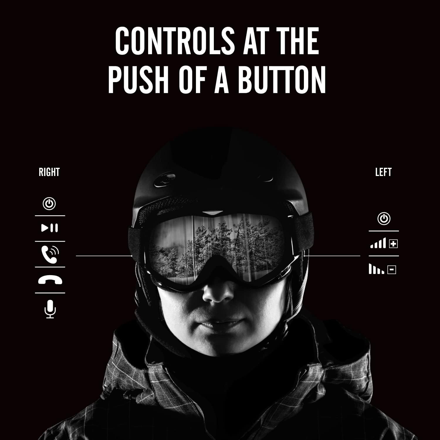 outdoor tech chips ultra 2 0 universal helmet audio premium helmet bluetooth headset true wireless snow helmet audio easy touch controls comp