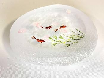 新品未使用品 久保裕子 一点物金魚 ガラス 石文鎮 水面アート 久保裕子 新品未使用品 久保裕子 一点物金魚 ガラス 石文鎮 水面アート 久保裕子