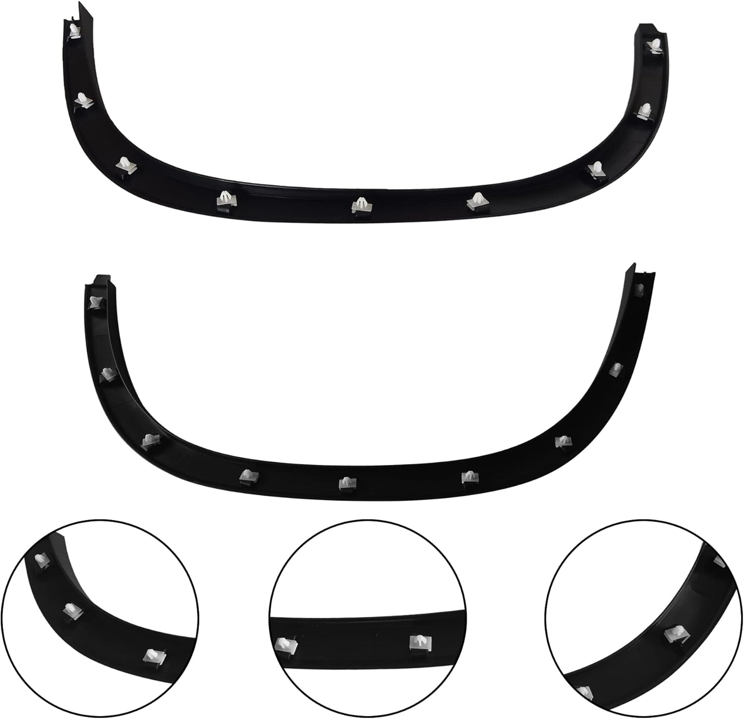 Partsflow Set Arch Trim Fender-Wheel Rear Right & Left Flare Molding For 2015 2016 2017 2018 2019 2020 2021 Chevrolet Trax