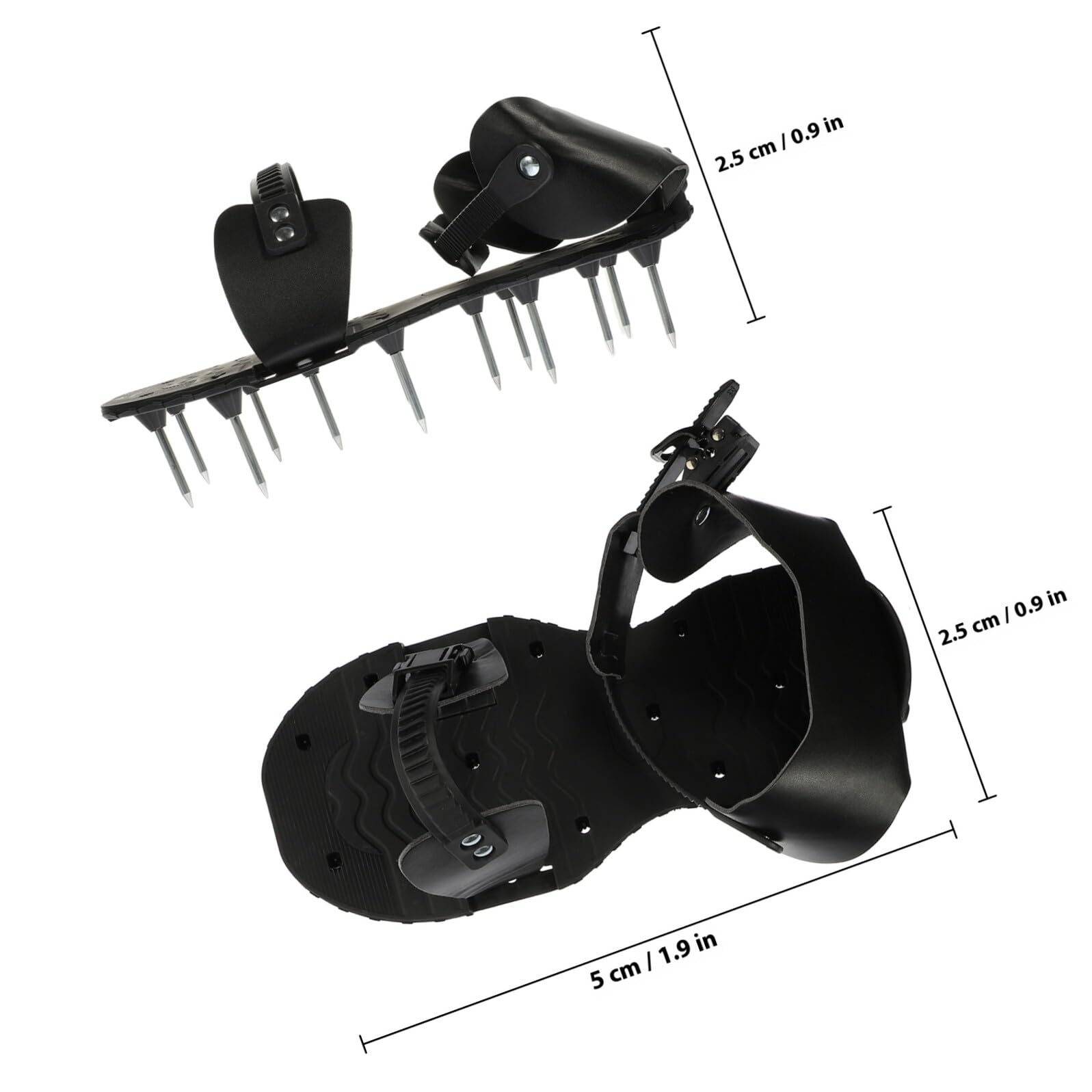 SHOWERORO Zapatos Aireadores de Césped para Jardinería Suela de PU, Mejoran la Salud del Césped y Airean el Suelo, Ideales para Hombres y Mujeres en Jardín
