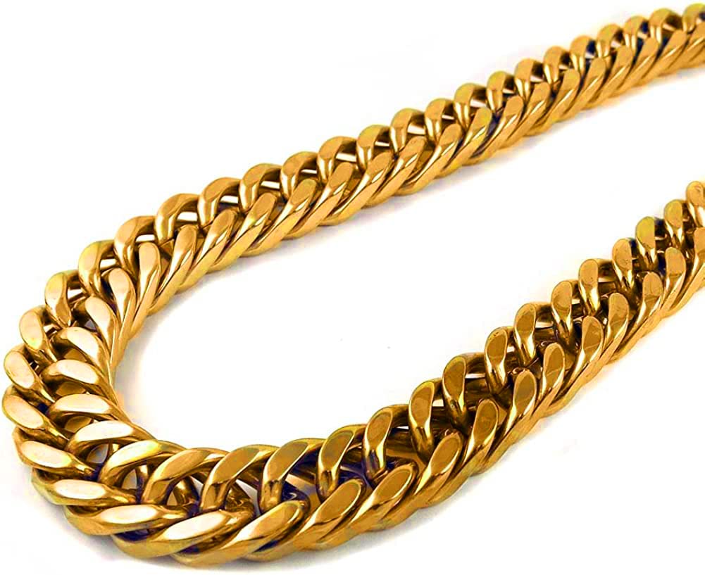 DMJ Unisex-adult 20Inch Premium (H.Q) Finely Detailed Uk Chain In Gold Plating Gold-Plated Plated Stainless Steel Chain (B0BZ4YSNV6) Amazon Price History, Amazon Price Tracker
