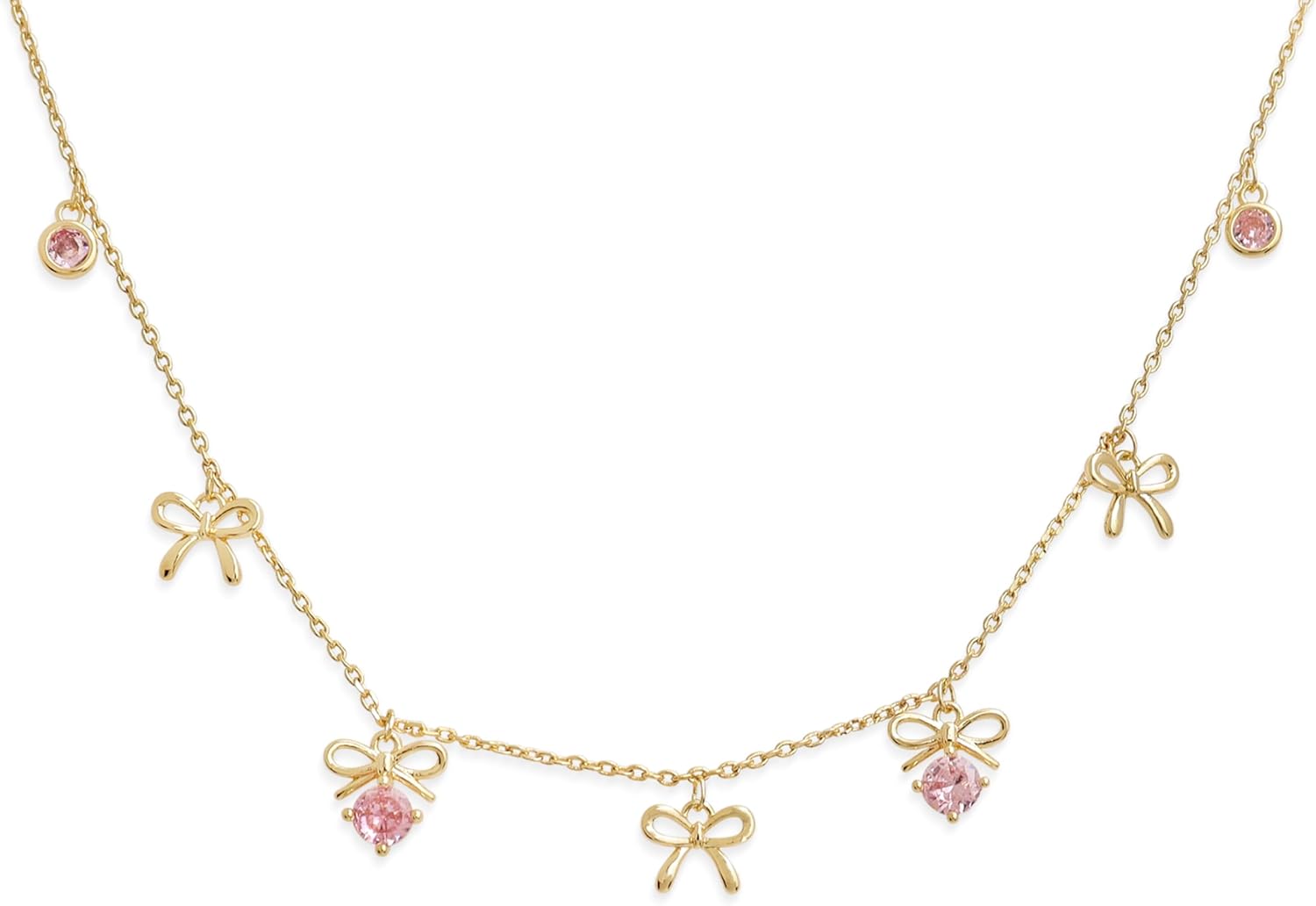 Sonateomber Dainty Gold Charm Choker Necklaces for Women, Square Emerald Heart Bow Cross Pendant Adjustable Chain Wedding Prom Jewelry Gifts