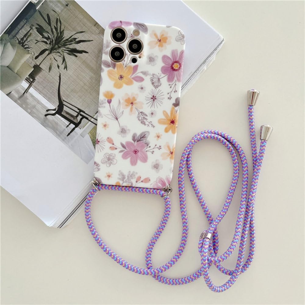 Lanière collier de collier de luxe pour l'iPhone 14 silicone G - 6