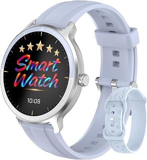 PROTKPETS Smart Watches for Women Men 1.27" HD Fitness Tracker with Heart Rate/Sleep/Step/SpO2 Monitor, IP68 Waterproof Wa... Price In India
