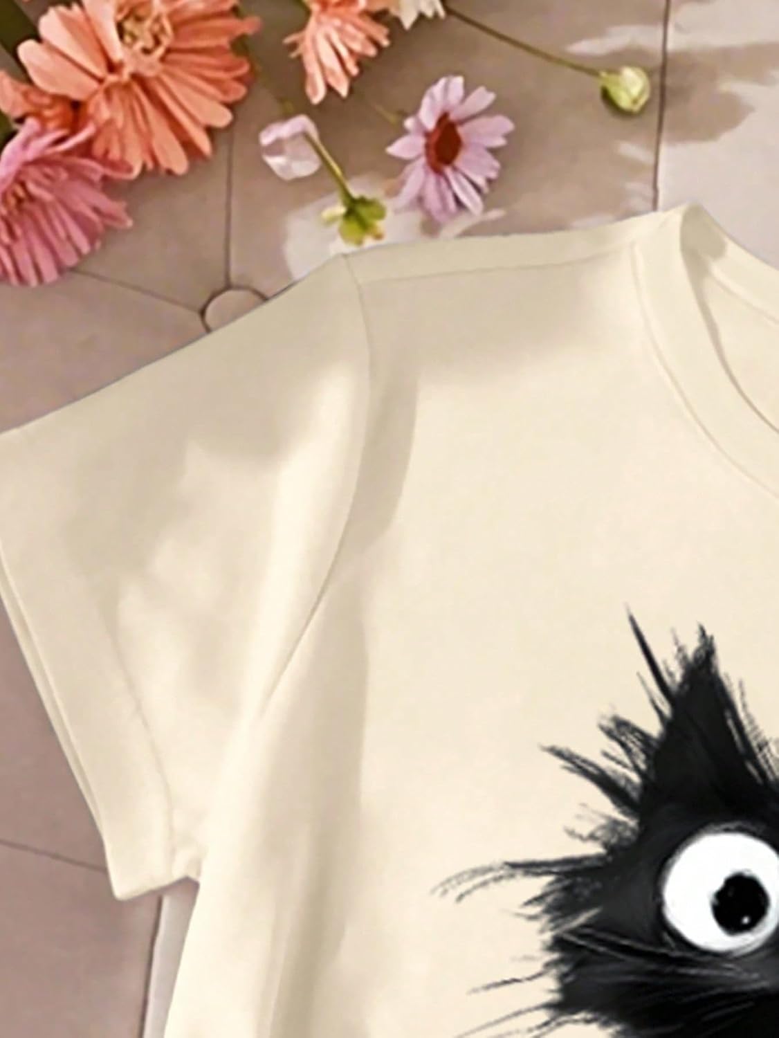 SOLY HUX Girl's Funny Tshirts Cute Summer Tops Graphic Tees
