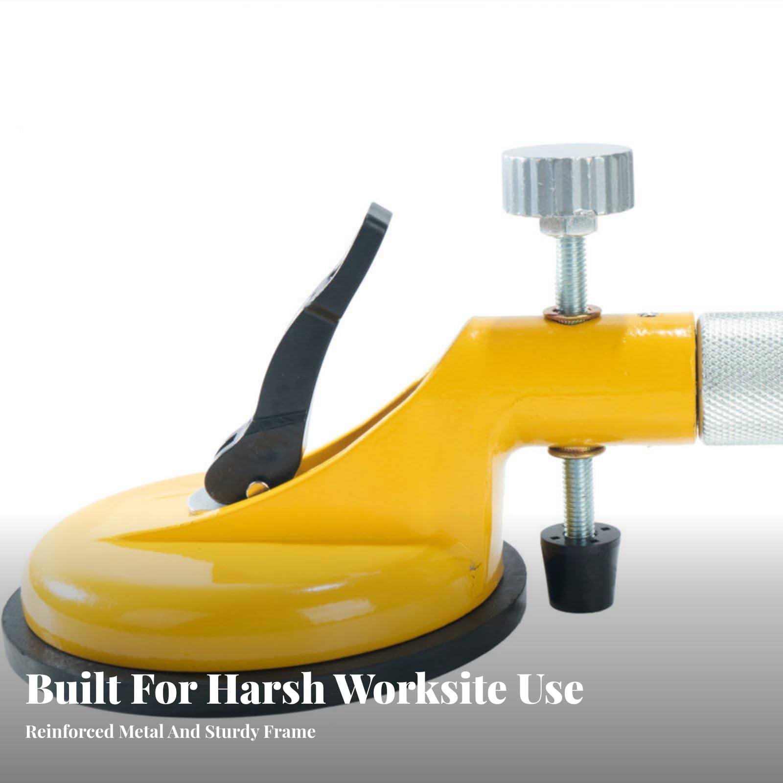 Ventosa cción Doble Ergonómico | Mango Central Moleteado, Nivelador Piedra con Ventosas, Ajustable, Herramienta