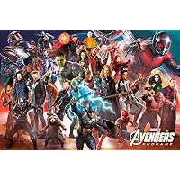 Erik - Póster Marvel Avengers Endgame Line Up 61 x 91,5 cm