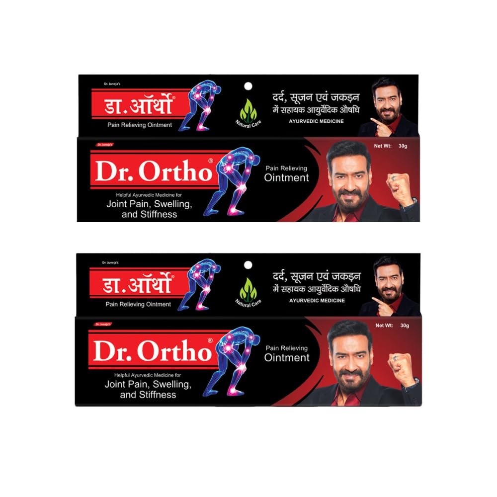 Ayurvedic Pain Relieving Ointment For Joint Pain, Neck Pain, Knee Pain, Muscle Pain | Herbal Remedy Reduces Muscle Stiffness | Quick And Effective Result And Reduces Muscle Stiffness - 30 Gm (Pack Of 2)