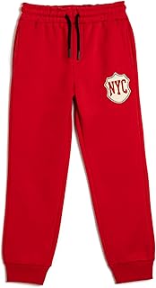 KOTON Boys Jogger Sweatpants Drawstring Printed Detail Pocket Jogger