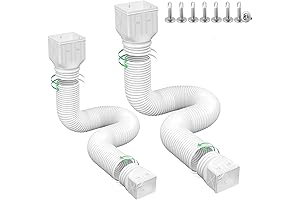 Extra Long Gutter Downspout Extension: Flexible and Extendable Rain Gutter Extender