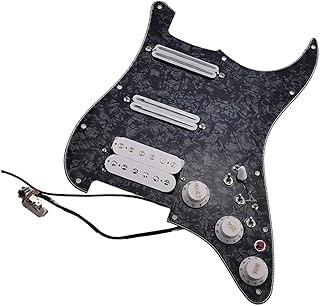 Guitar Pickup Prewired Pickguard Humbucker Pickup Single Cut Features Wiring Harness Guitar Set Pickup guitar pickguard pickup (Color : 3)