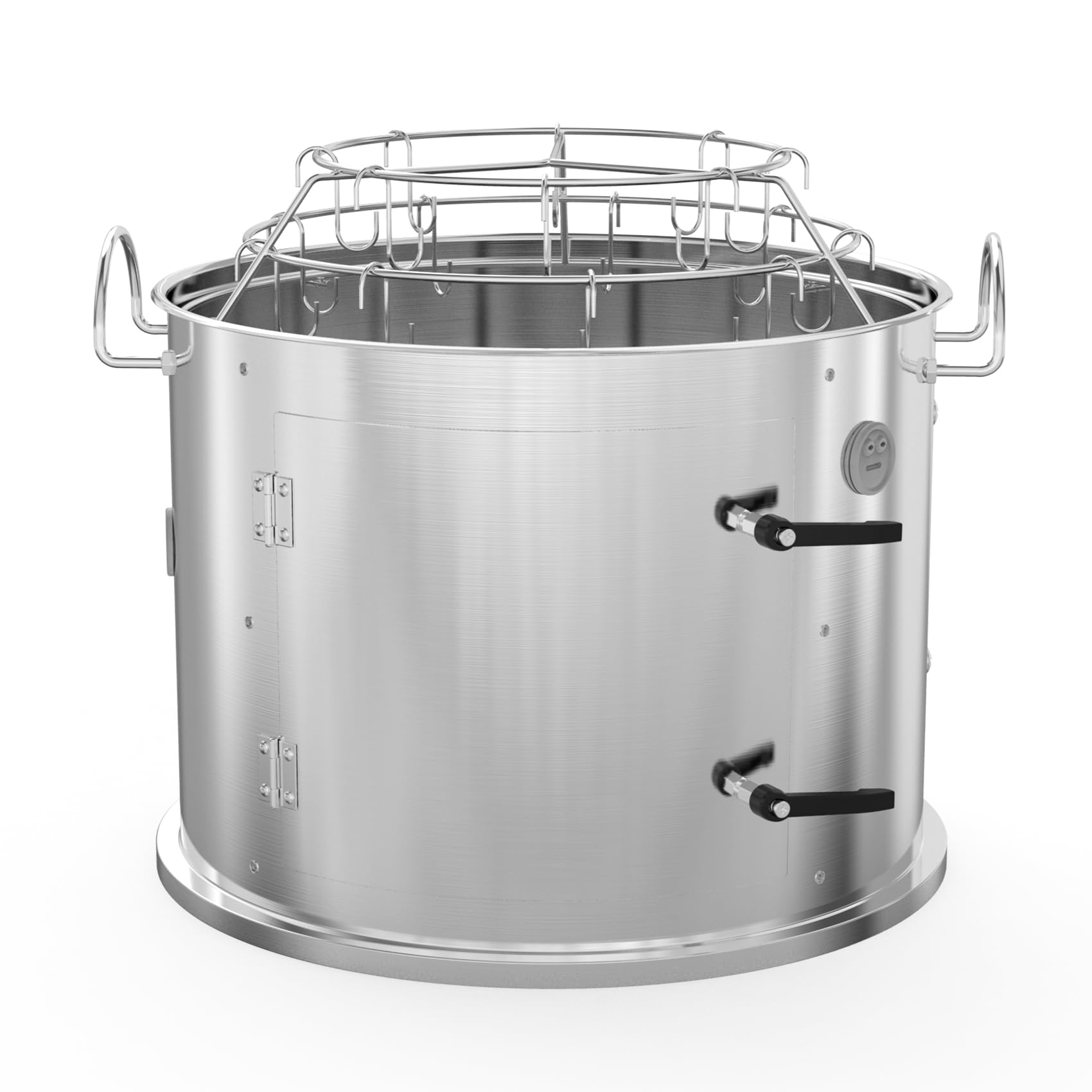 Onlyfire Sistema de Cocina de Cámara de Humo Central de Acero Inoxidable para Parrilla de Carbón Weber 47cm Kettle, Convierte tu Hervidor en Una Ahumador Barbacoa de Carbón