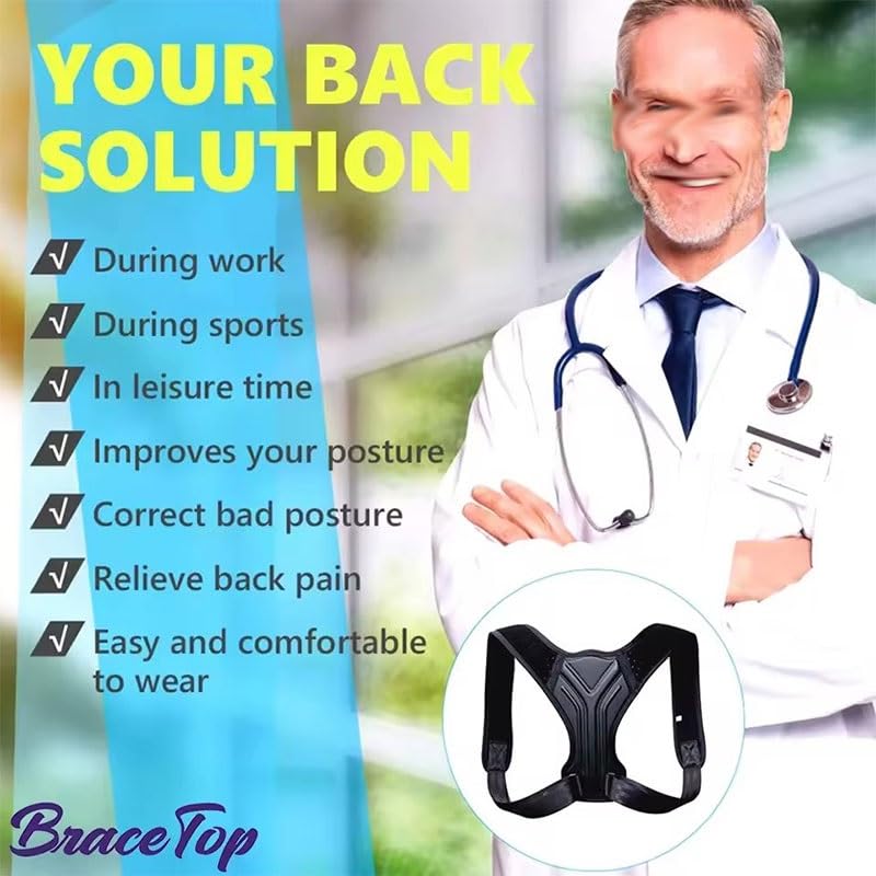Invisible Shoulder Strap Posture Correction Belt Adjustable Back Straight