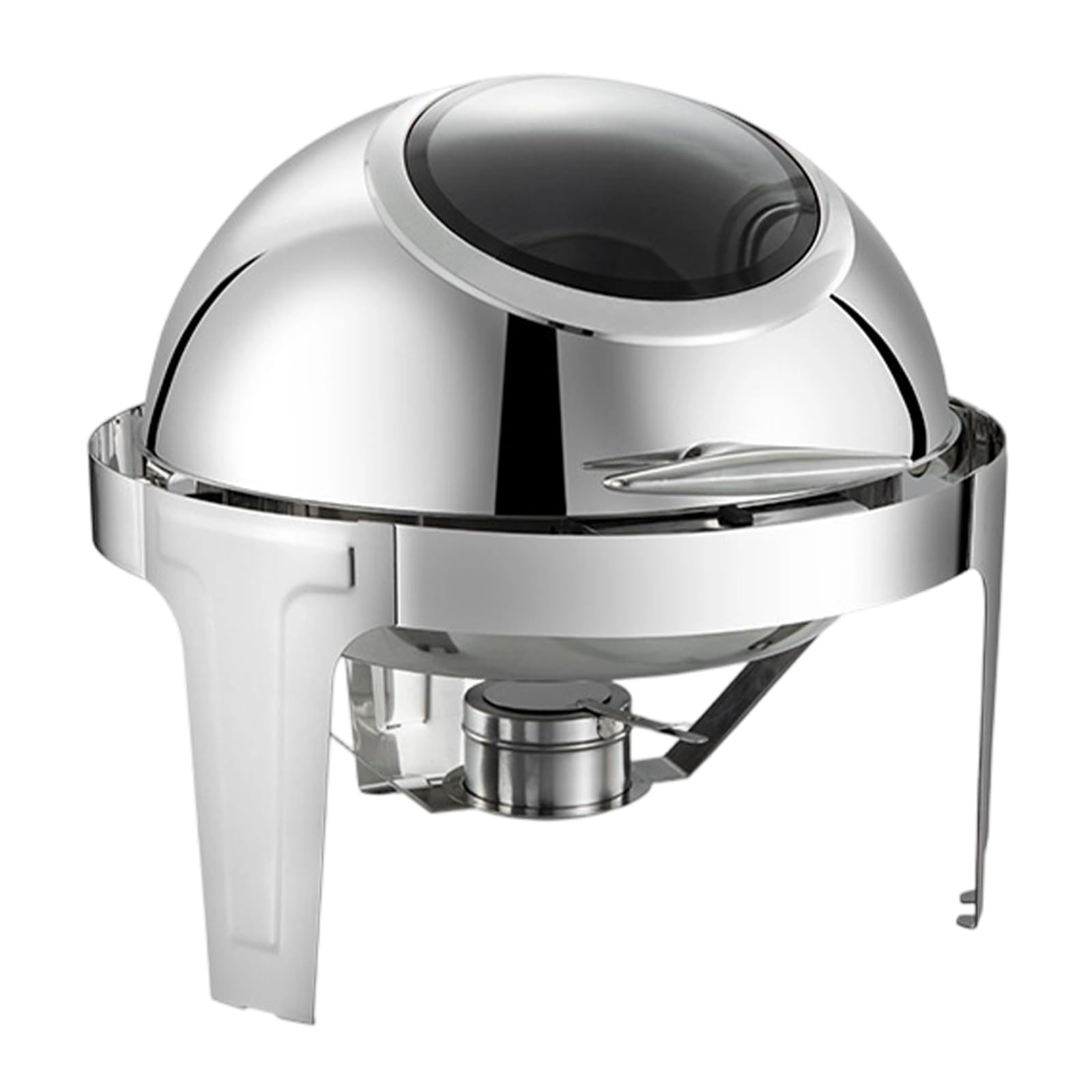 Réchaud de buffets 6 L rond en acier inoxydable pour réduire la consommation d'énergie tout en chauffant les banquets