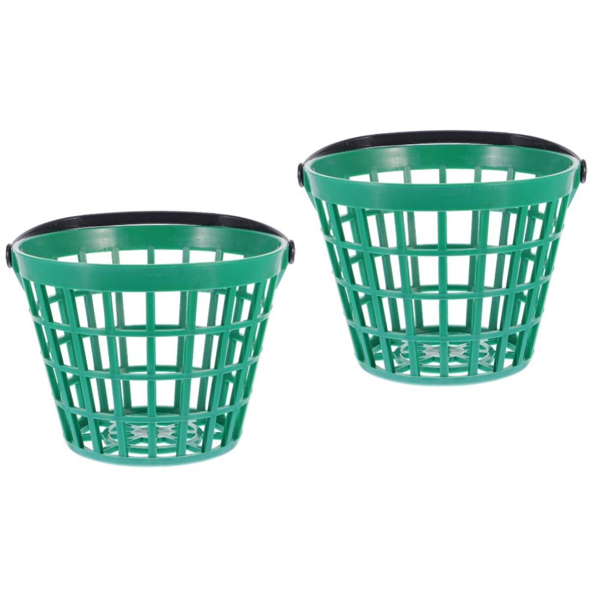 BESPORTBLE 2 Pièces Panier de Golf en Fil Métallique Vert Balle en Nylon
