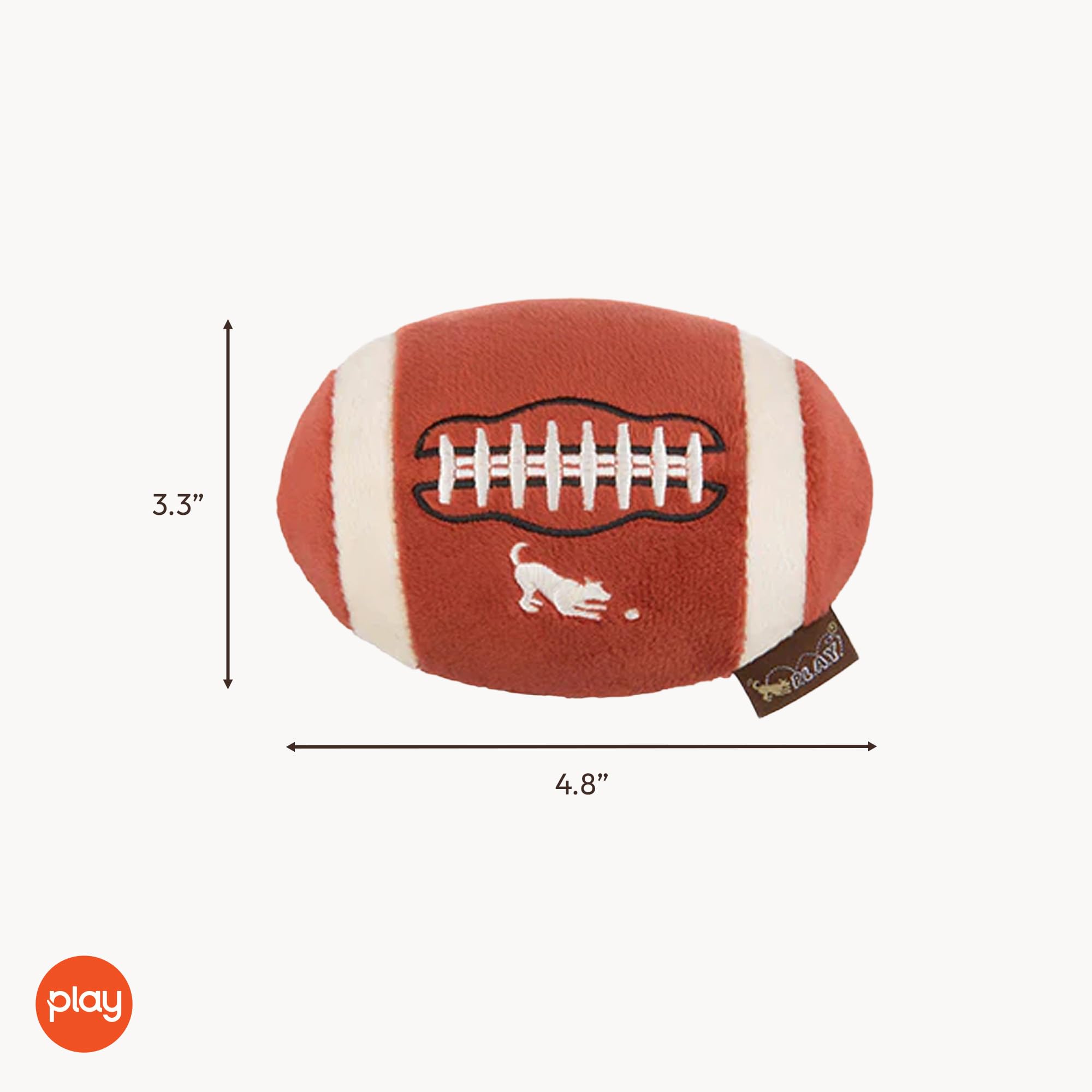 P.L.A.Y. PET LIFESTYLE AND YOU - Pluszowa zabawka dla psa - Back to School Collection - piłka do futbolu