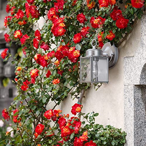 Designers Fountain 1161-Pw Porch Outdoor Wall Lantern Sconce, 8In H, Silver #TOP1