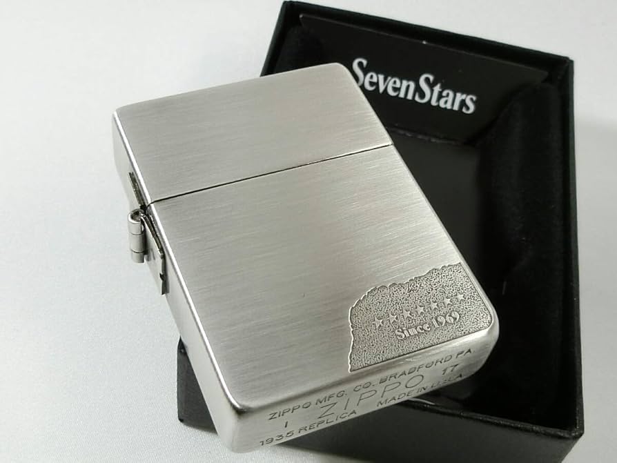 zippo セブンスター 1935レプリカ 七つ星商店 2017年製 ④ Amazon.co.jp: ライター セブンスター Seven Stars 1935レプリカ