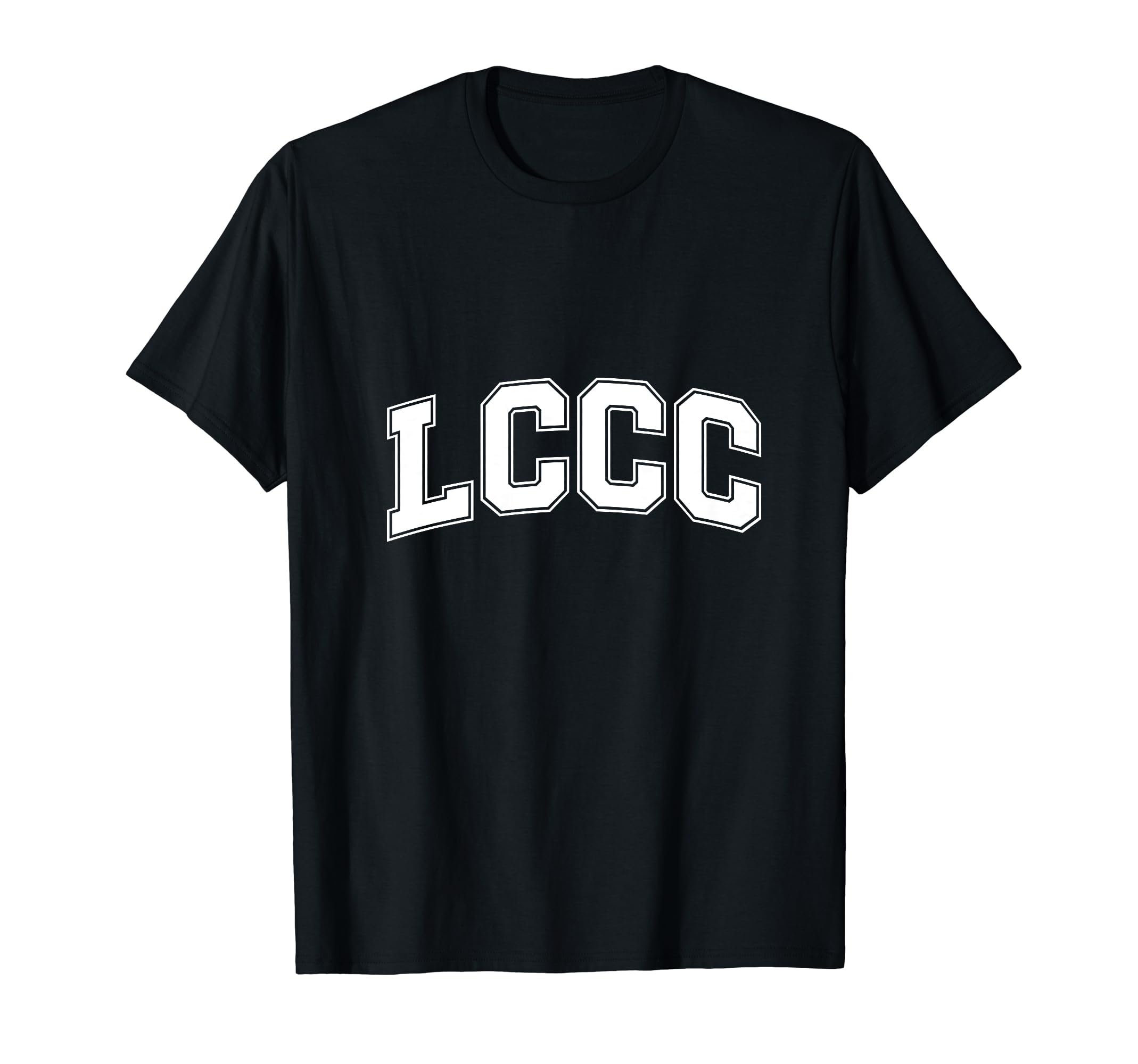 LCCC Arch Vintage Retro College Athletic Sports T-Shirt