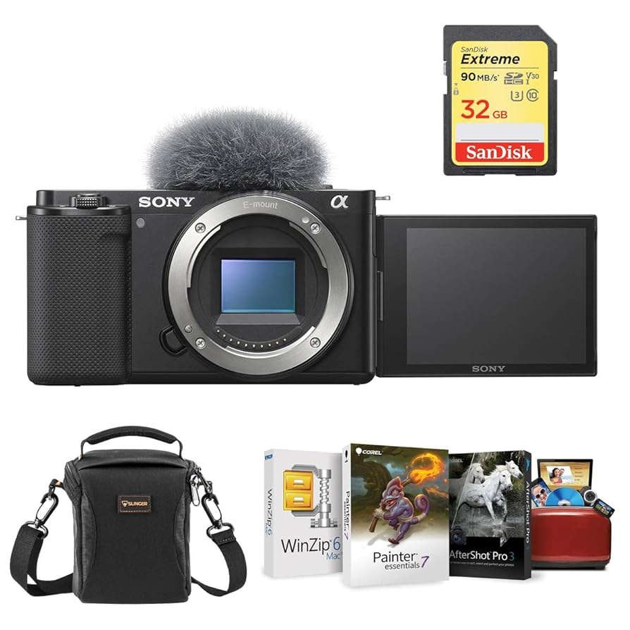 SONY - ZV-E10 黒、SmallRing、UHS-I Card 4K 128GB美品 Amazon.com : Sony ZV-E10 Mirrorless Camera Black with 16
