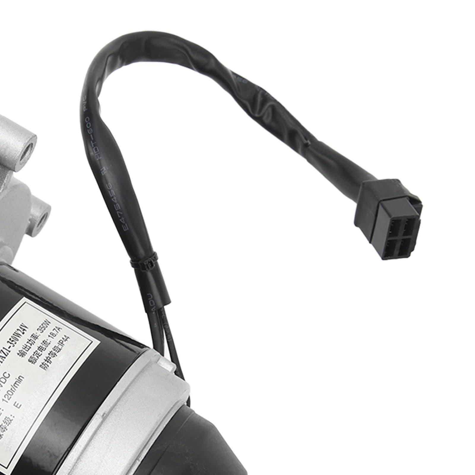 Motor Eléctrico Duradero para Silla de Ruedas, 24V, 350W, para Salida de Alto par para Vehículos Todo Terreno, Aleación de Aluminio