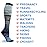 Double Couple 7 Pairs Copper Compression Socks for Men Women 20-30 mmHg Knee High Stockings