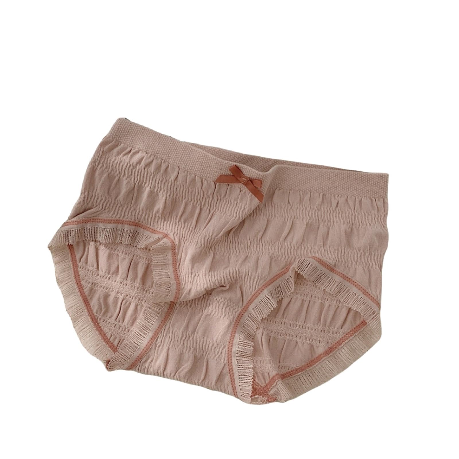 Slips Damen Hochelastischer Slip Aus Baumwolle Mit Mittlerer Taille Für Mädchen 4-Pack