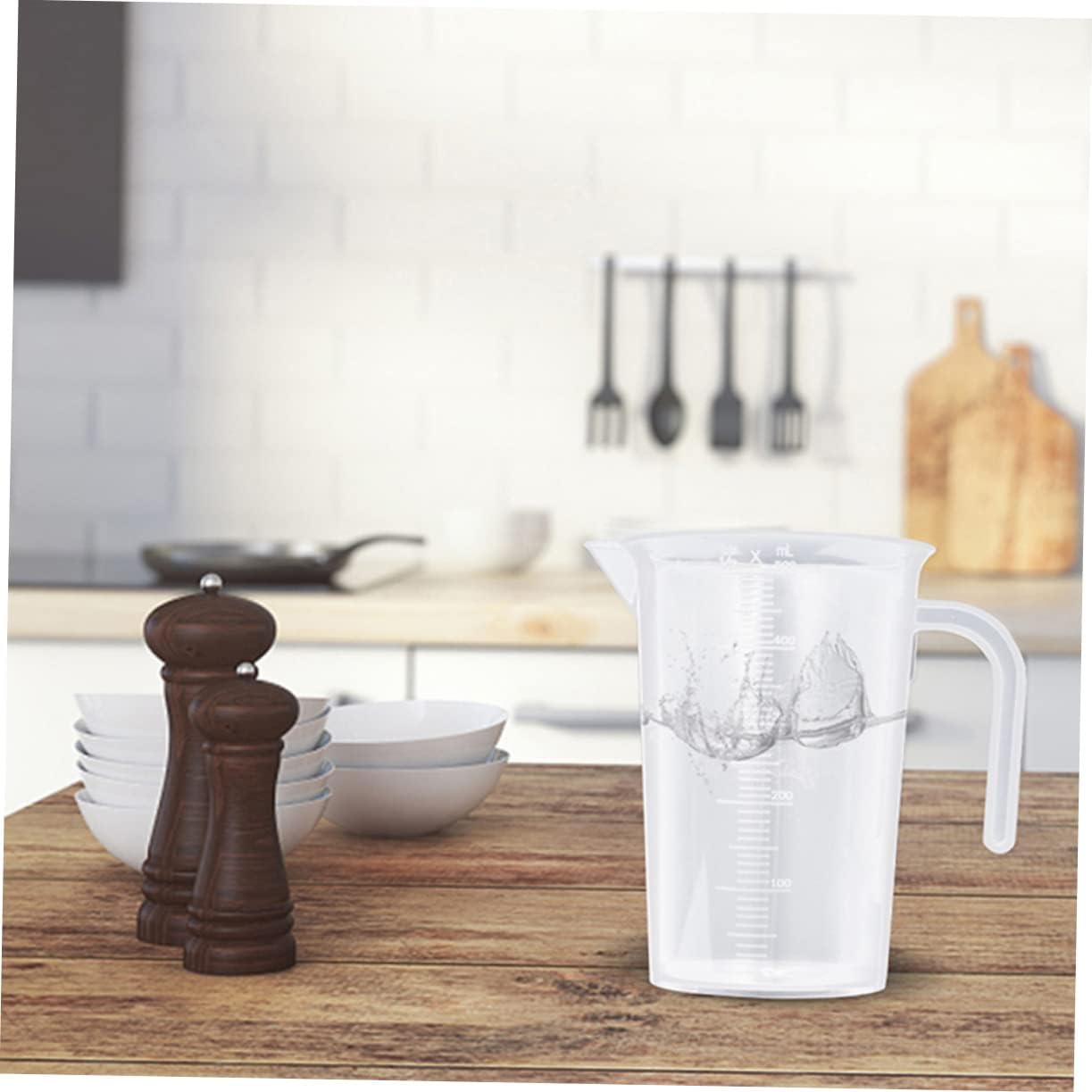 Alipis 5pcs Graduated Measuring Cups High Resistant Kitchen Jugs for Baking and Cooking Plastic Capacity Each for Liquid Measurement